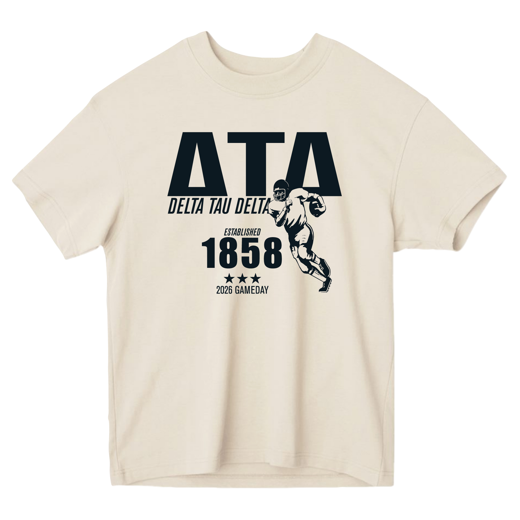 B-Unlimited Greek - Football Champs Tee - Delta Tau Delta