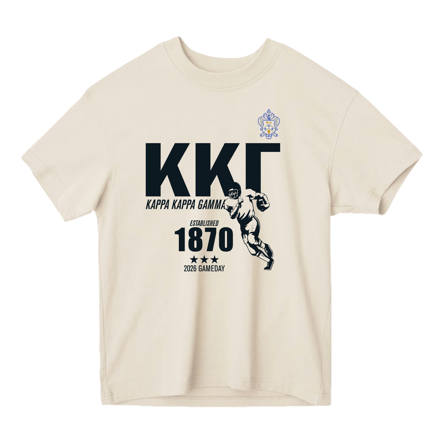 B-Unlimited Greek - Football Champs Tee - Kappa Kappa Gamma
