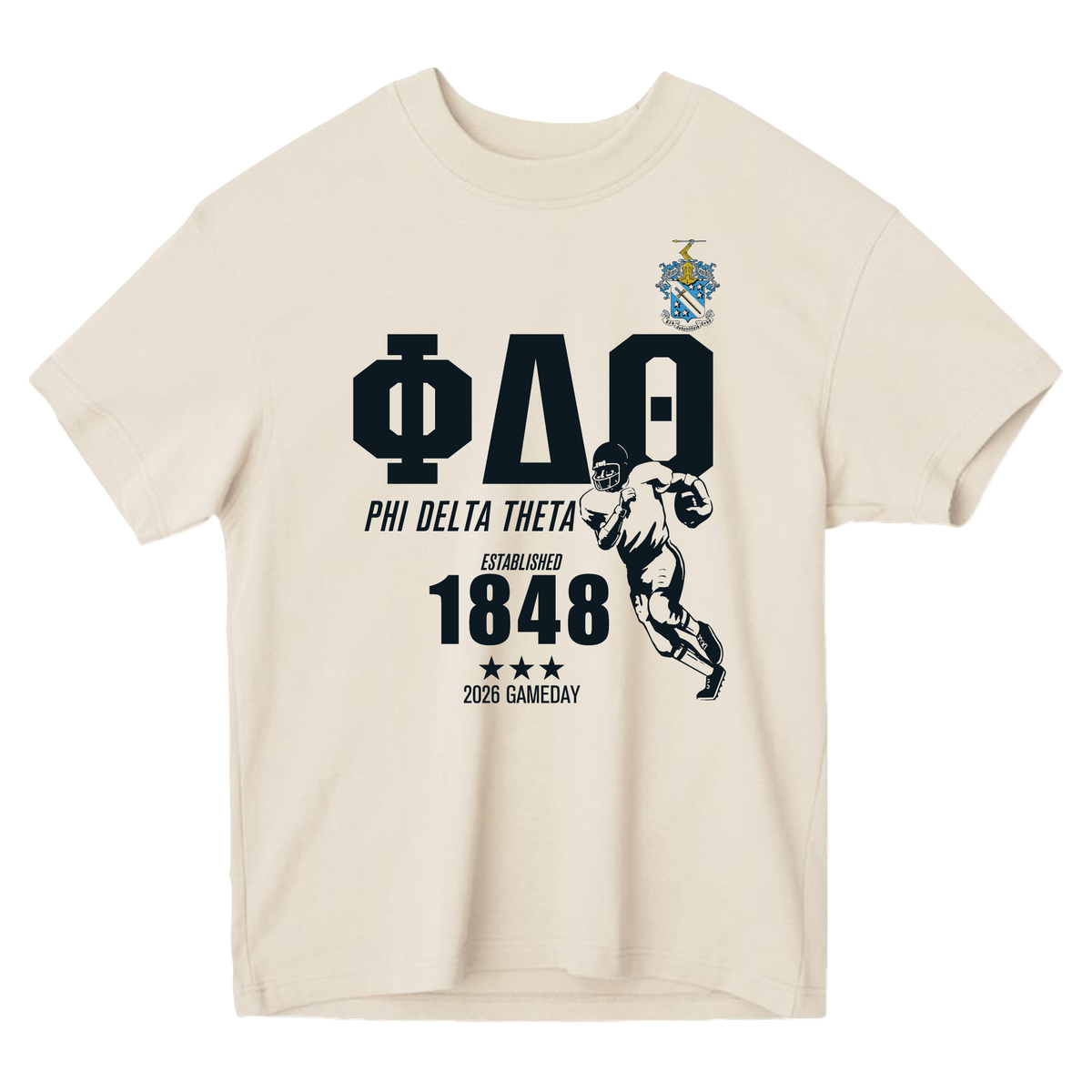 B-Unlimited Greek - Football Champs Tee - Phi Delta Theta