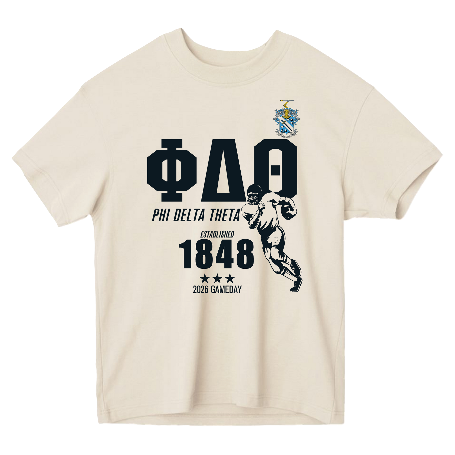 B-Unlimited Greek - Football Champs Tee - Phi Delta Theta
