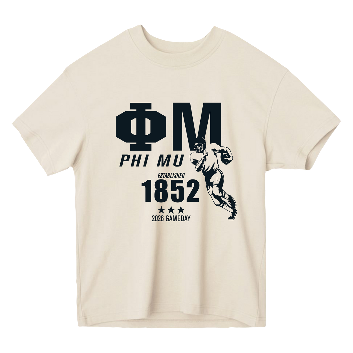 B-Unlimited Greek - Football Champs Tee - Phi Mu