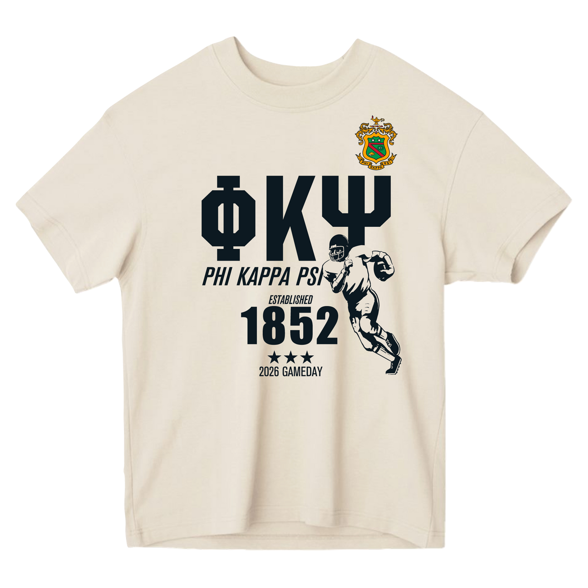 B-Unlimited Greek - Football Champs Tee - Phi Kappa Psi