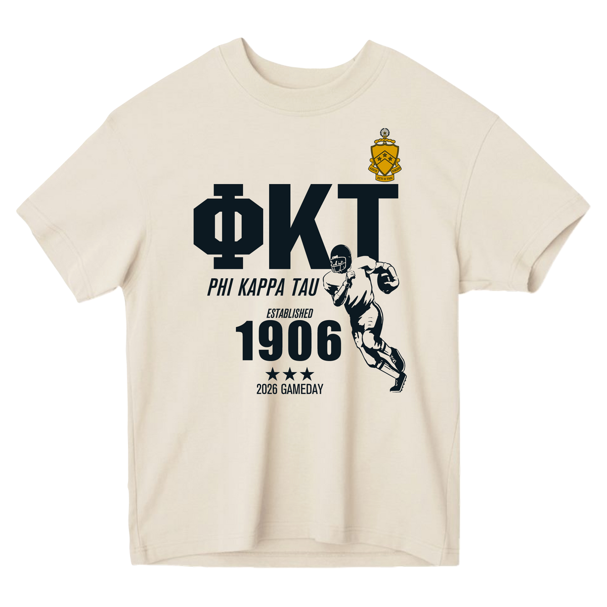 B-Unlimited Greek - Football Champs Tee - Phi Kappa Tau