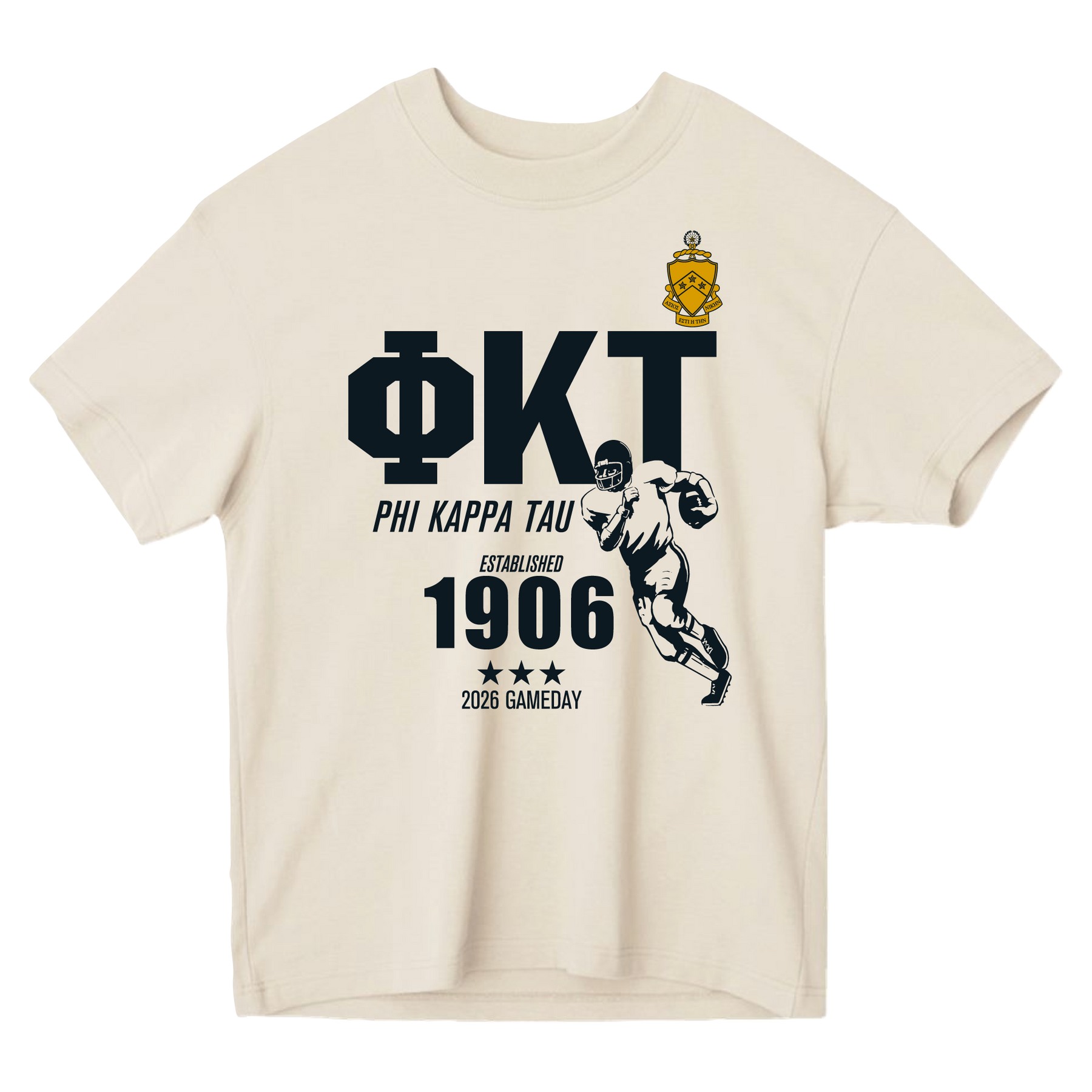 B-Unlimited Greek - Football Champs Tee - Phi Kappa Tau