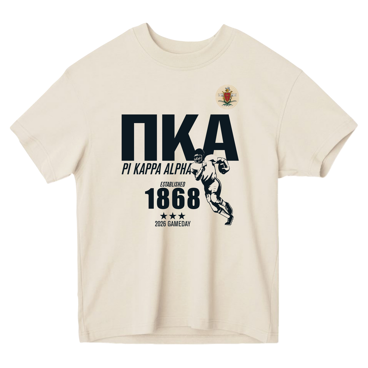 B-Unlimited Greek - Football Champs Tee - Pi Kappa Alpha