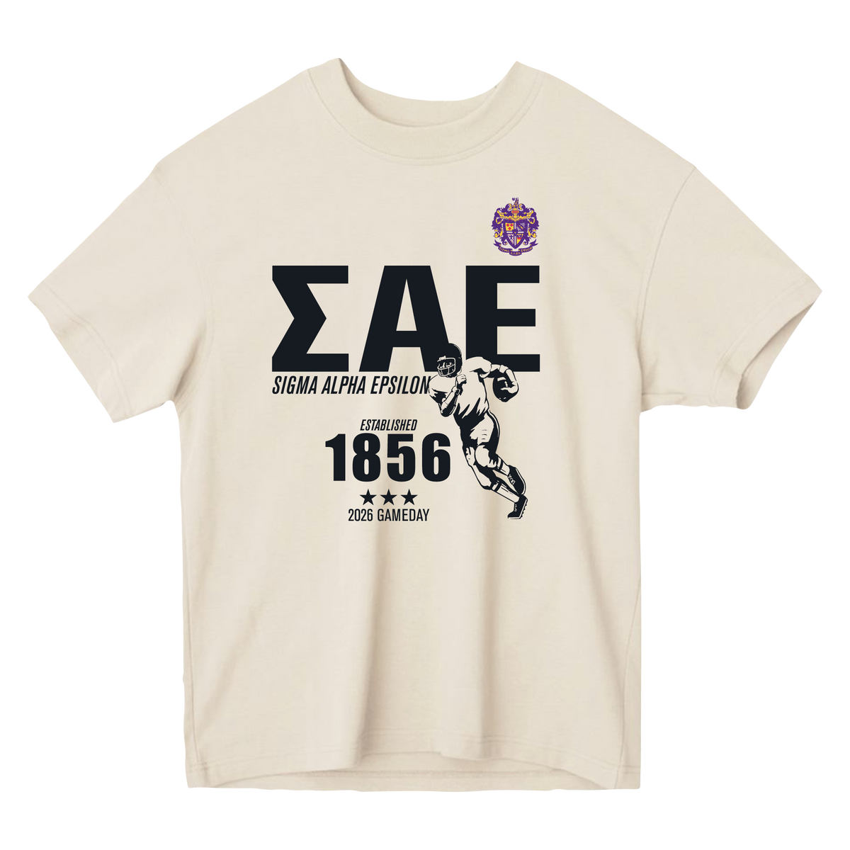 B-Unlimited Greek - Football Champs Tee - Sigma Alpha Epsilon