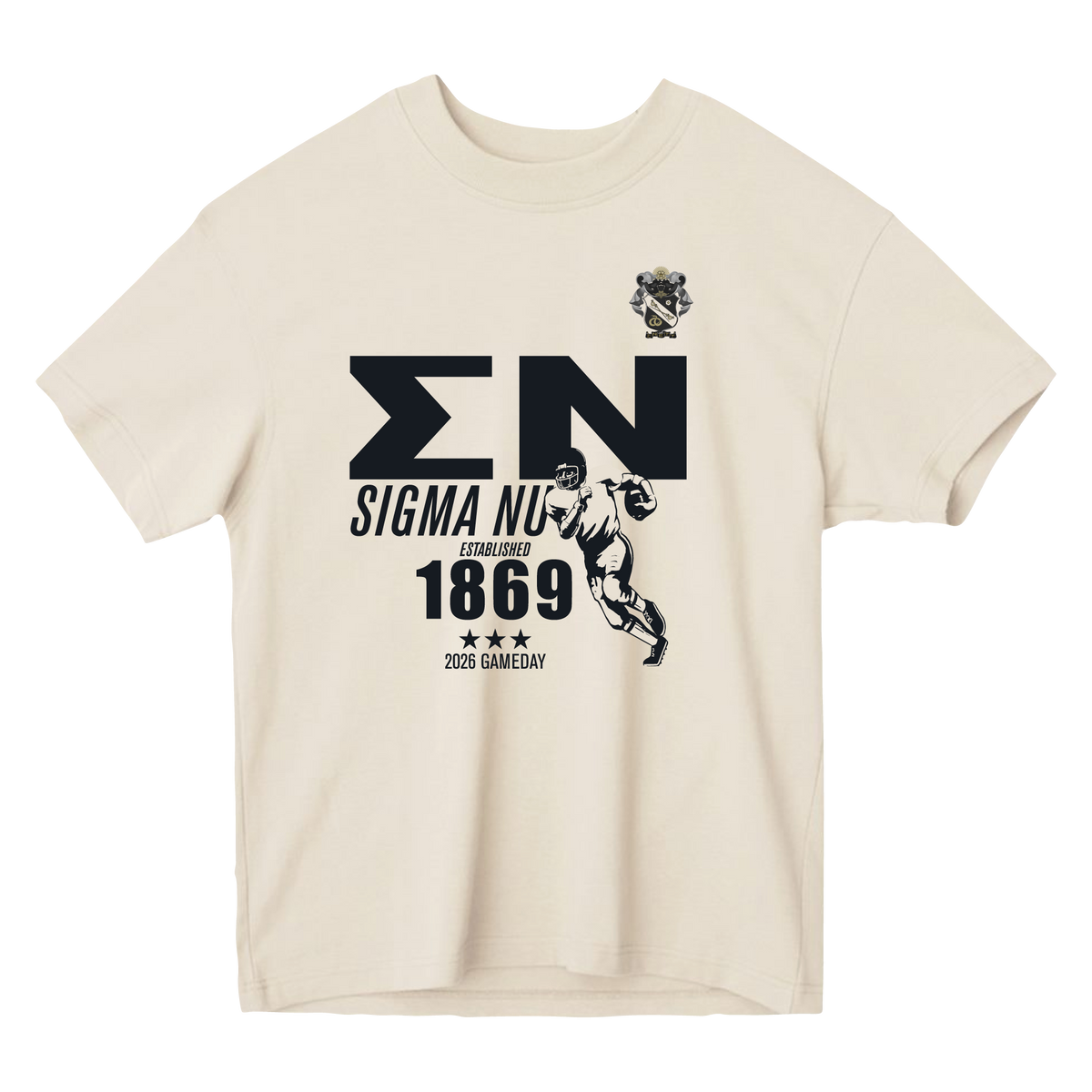 B-Unlimited Greek - Football Champs Tee - Sigma Nu