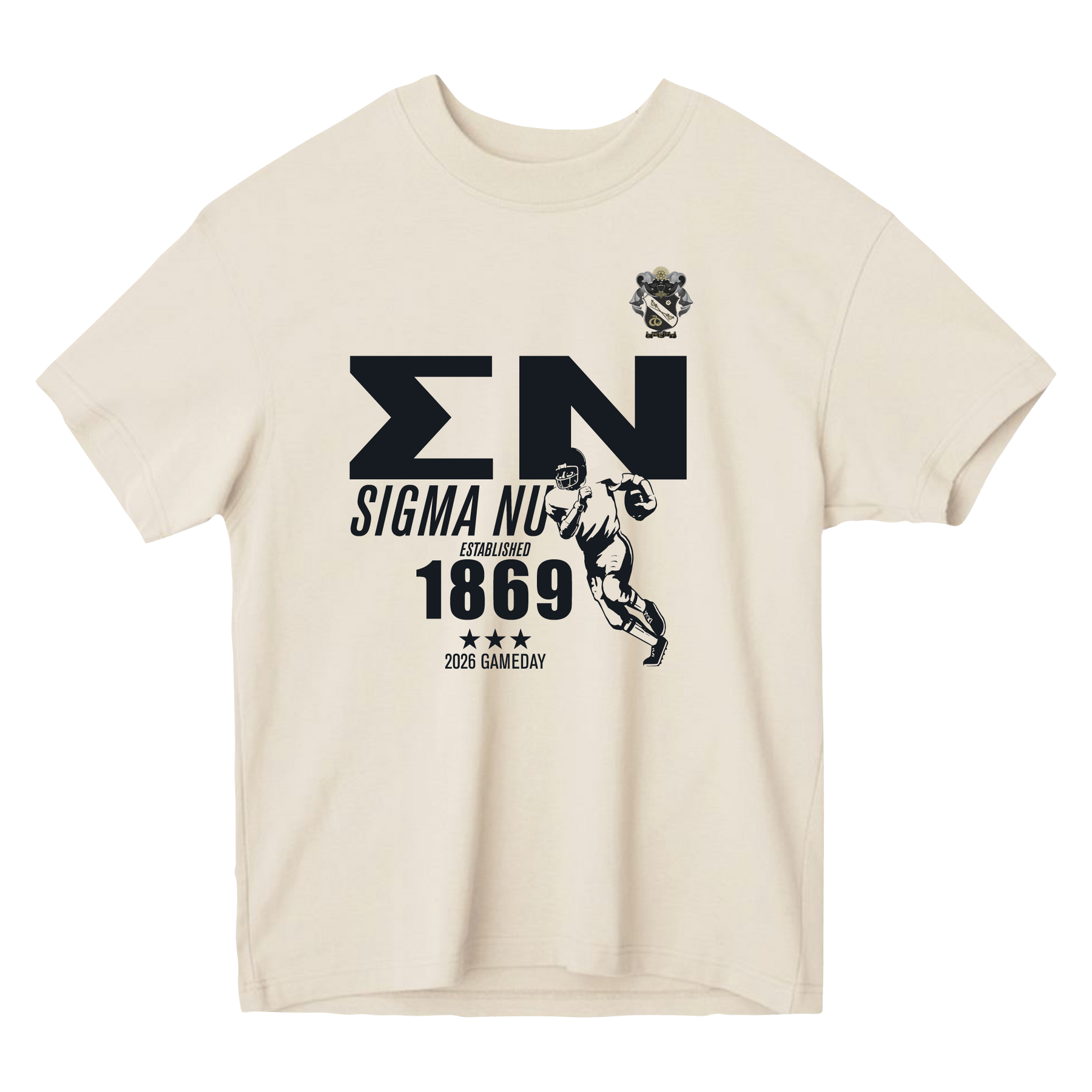 B-Unlimited Greek - Football Champs Tee - Sigma Nu