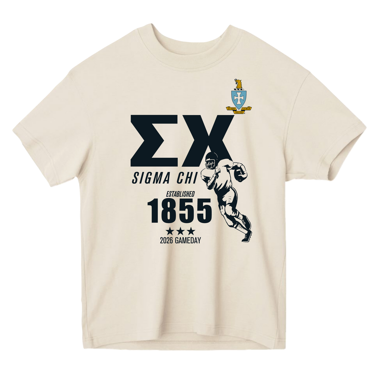 B-Unlimited Greek - Football Champs Tee - Sigma Chi