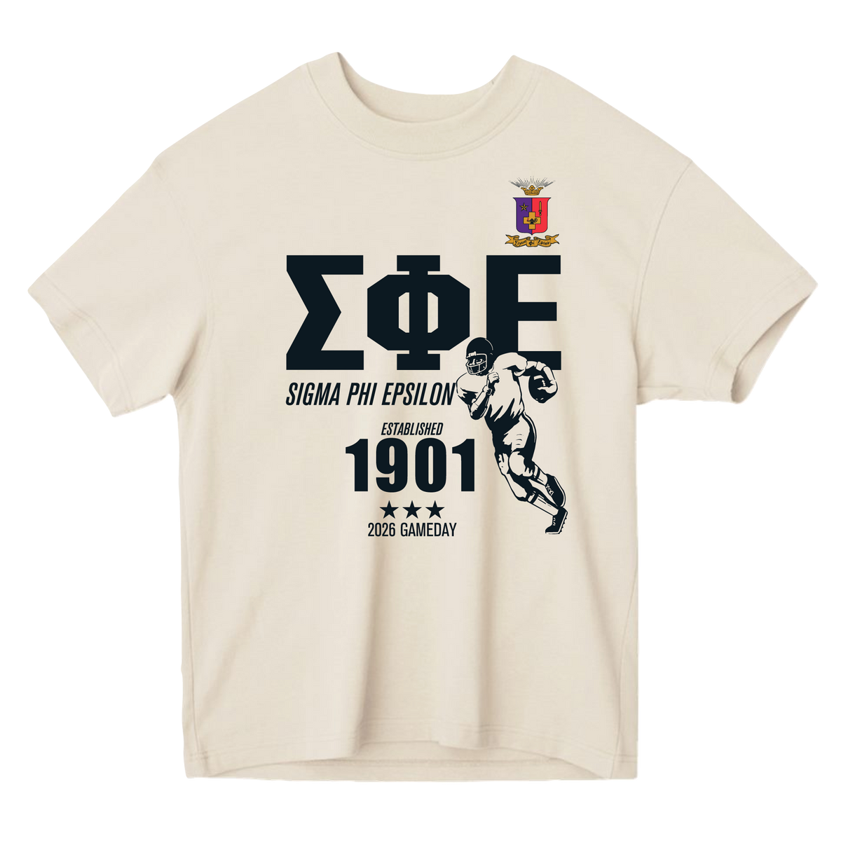 B-Unlimited Greek - Football Champs Tee - Sigma Phi Epsilon