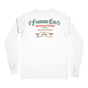 Fountain City Business Professional Association Christmas Parade - Christmas Parade 2026 (LONG SLEEVE) - CC - 6014 - LS Crew - White