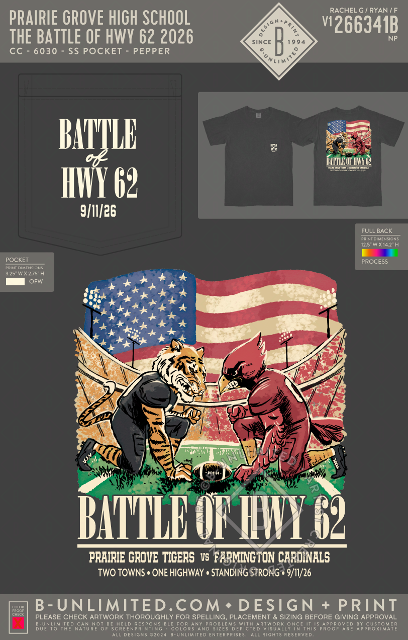 Farmington High School - The Battle of Hwy 62 2026 - CC - 6030 - SS Pocket - Pepper