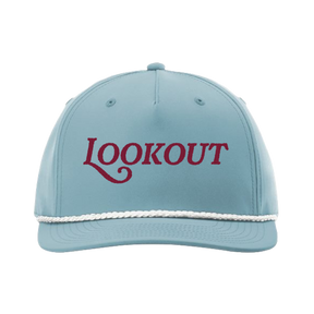 Lookout Mountain School - Lookout Hat - Richardson - 258 - CLASSIC ROPE CAP - Smoke Blue/White (RED THREAD)