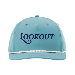 Lookout Mountain School - Lookout Hat - Richardson - 258 - CLASSIC ROPE CAP - Smoke Blue/White (NAVY THREAD)