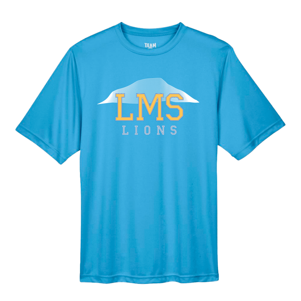 Lookout Mountain School - Lookout Dri Fit (ADULT Blue) - Team 365 - TT11 - SS Dri Fit Crew - Sport Light Blue