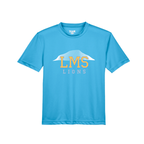 Lookout Mountain School - Lookout Dri Fit (YOUTH Blue) - Team 365 - TT11Y - Youth SS Dri Fit Crew - Sport Light Blue