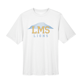 Lookout Mountain School - Lookout Dri Fit (ADULT White) - Team 365 - TT11 - SS Dri Fit Crew - White