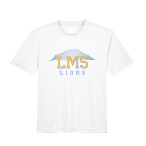 Lookout Mountain School - Lookout Dri Fit (YOUTH White) - Team 365 - TT11Y - Youth SS Dri Fit Crew - White