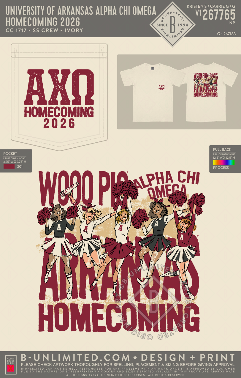 UofA AXO - Homecoming 2026 - CC - 6030 - SS Pocket - Ivory