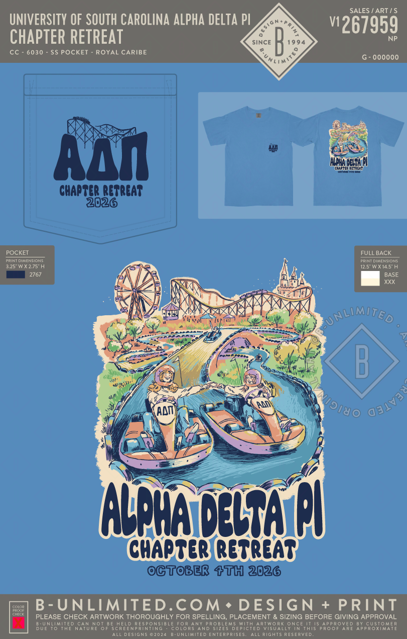 University of South Carolina Alpha Delta Pi - chapter retreat - CC - 6030 - SS Pocket - Royal Caribe