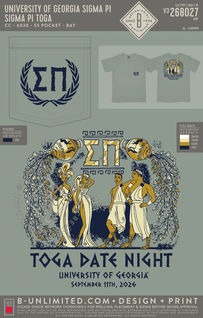 UGA Sigma Pi - Sigma Pi TOGA - CC - 6030 - SS Pocket - Bay