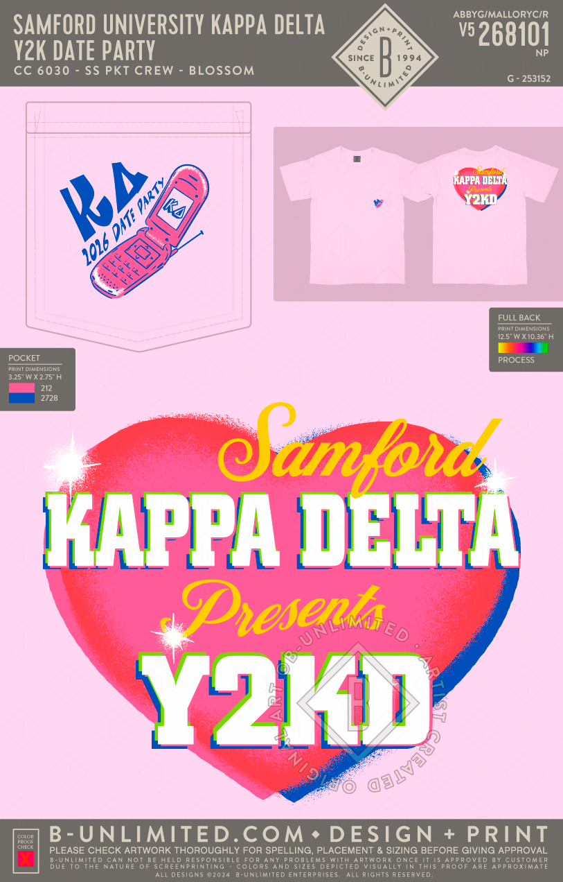 Samford University Kappa Delta - Y2K Date Party - CC - 6030 - SS Pocket - Blossom