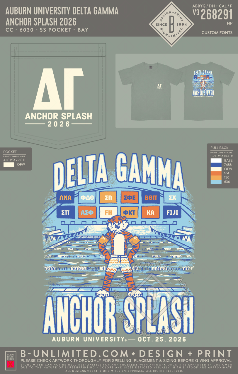 Auburn University Delta Gamma - Anchor Splash 2026 - CC - 6030 - SS Pocket - Bay