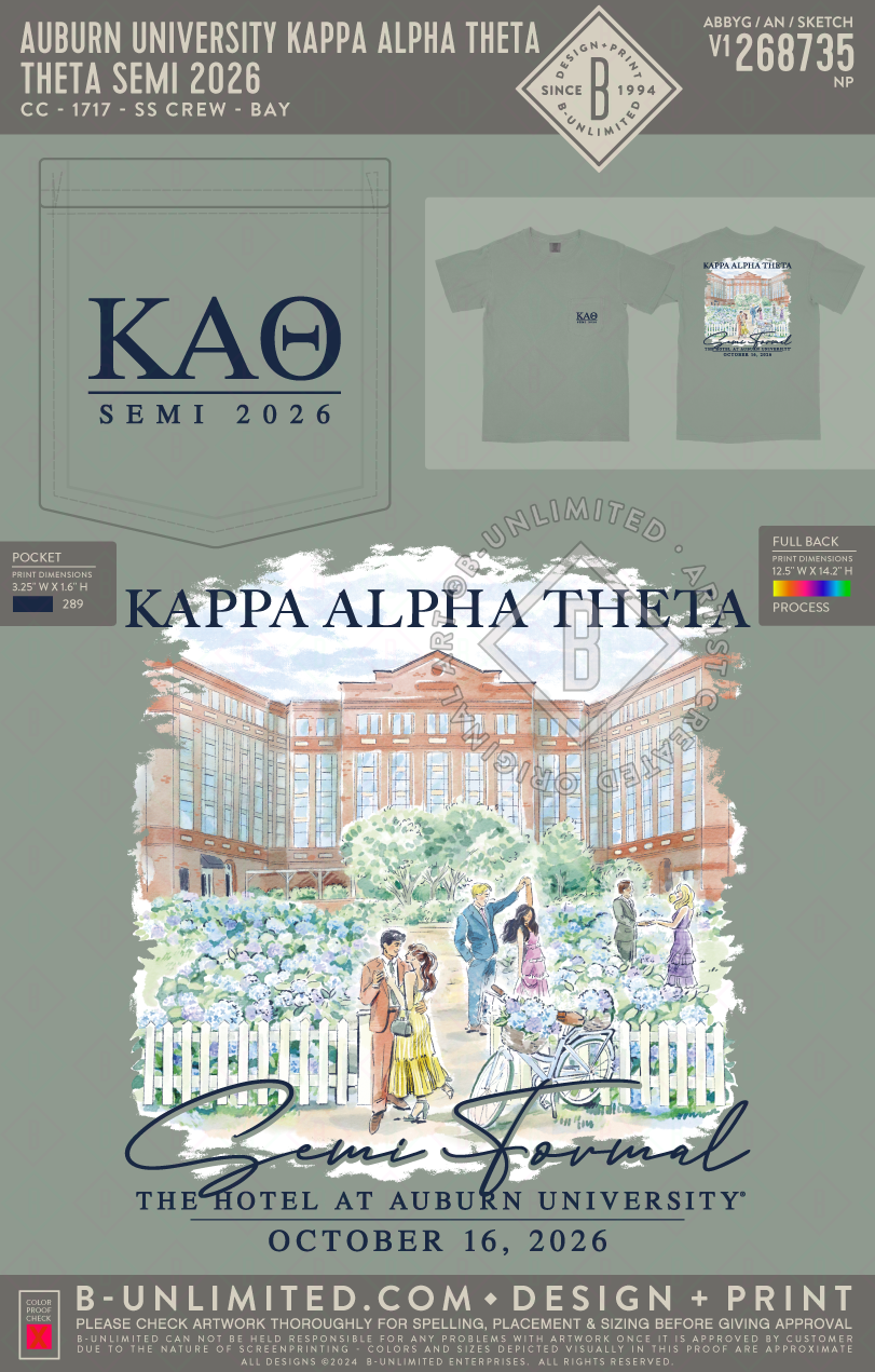 Auburn University Kappa Alpha Theta - Theta Semi 2026 - CC - 6030 - SS Pocket - Bay