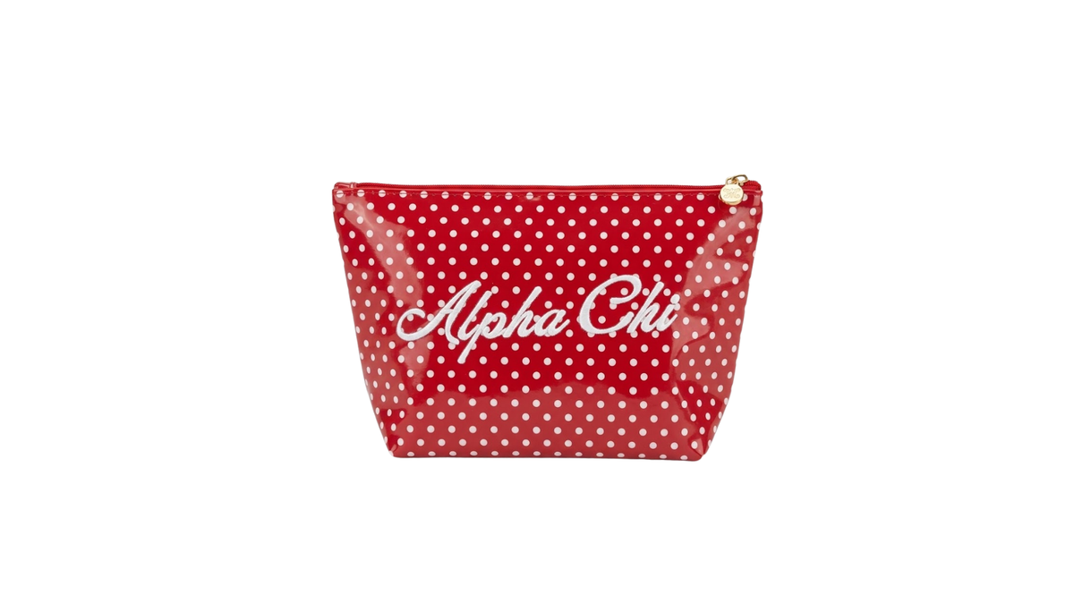 B-Unlimited Greek - Dots for Days Makeup Bag AXO