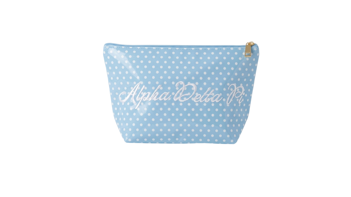 B-Unlimited Greek - Dots for Days Makeup Bag ADPI