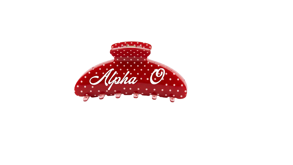 B-Unlimited Greek - Dots for Days Hair Clip Alpha O