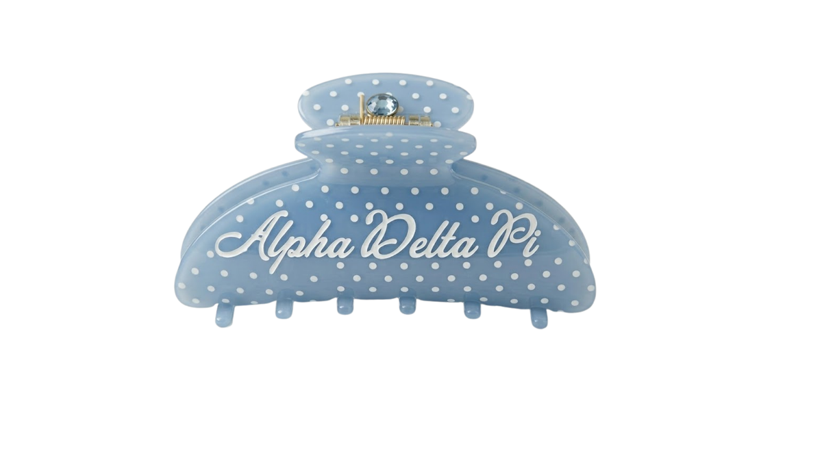B-Unlimited Greek - Dots for Days Hair Clip ADPI