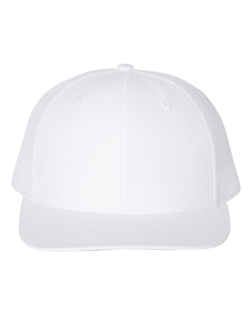 B-Unlimited Sales - 1-Test-A - Richardson - 112FP - Trucker Hat - White