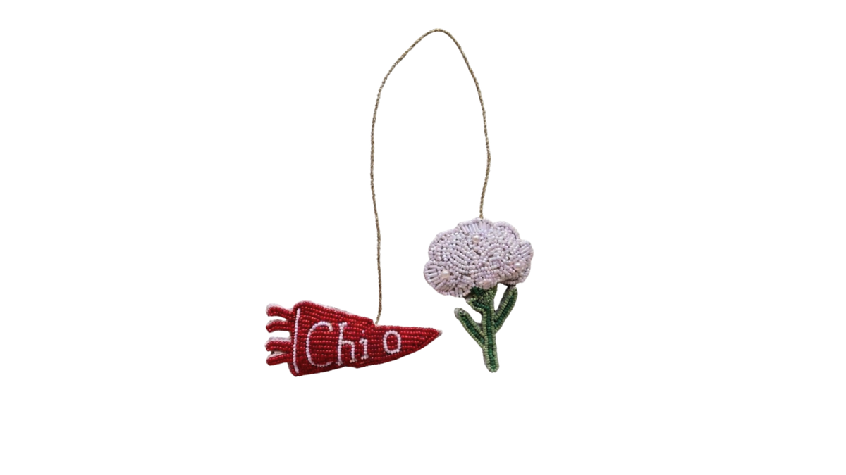 B-Unlimited Greek - Dots for Days Bag Charm Chi O