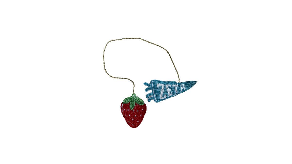 B-Unlimited Greek - Dots for Days Bag Charm Zeta