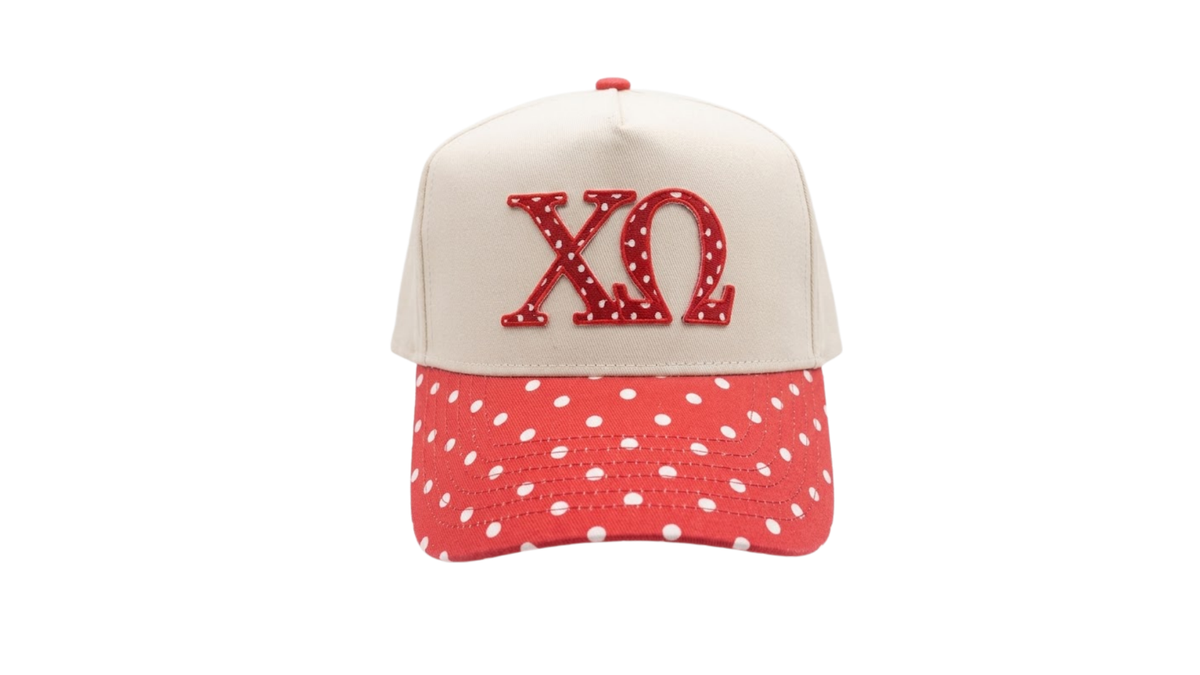 B-Unlimited Greek - Dots for Days Hat Chi O