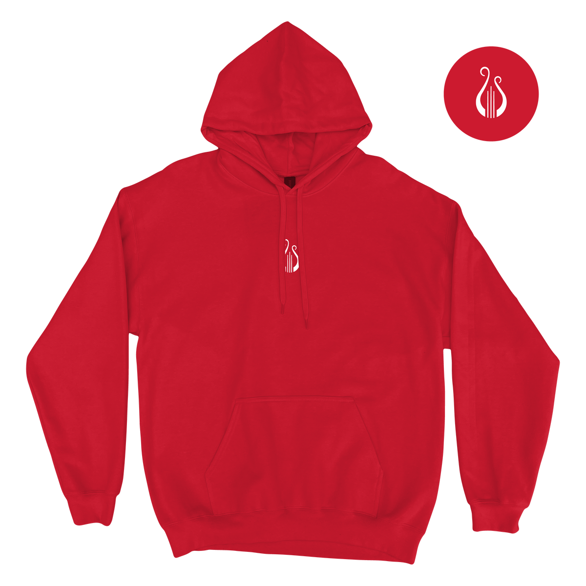 B-Greek - End of Semester Sale '25 - Back to School Hoodie - Alpha Chi Omega - Gildan - 18500 - Hoodie - Red