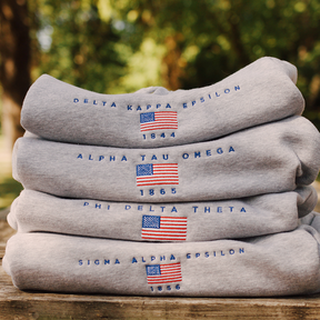 B-Unlimited Greek - Delta Tau Delta Flag PR Hoodie
