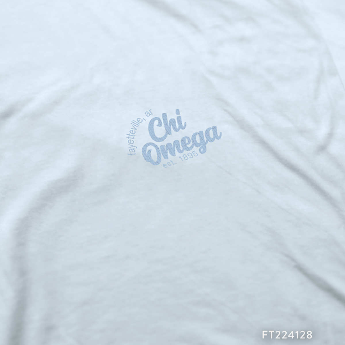 Chi Omega Simple PR T-Shirt Design