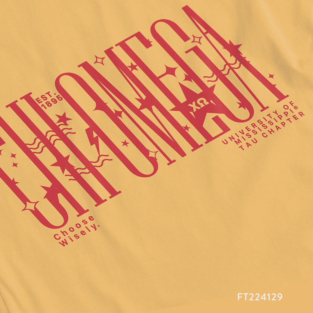 Chi Omega PR T-Shirt Design