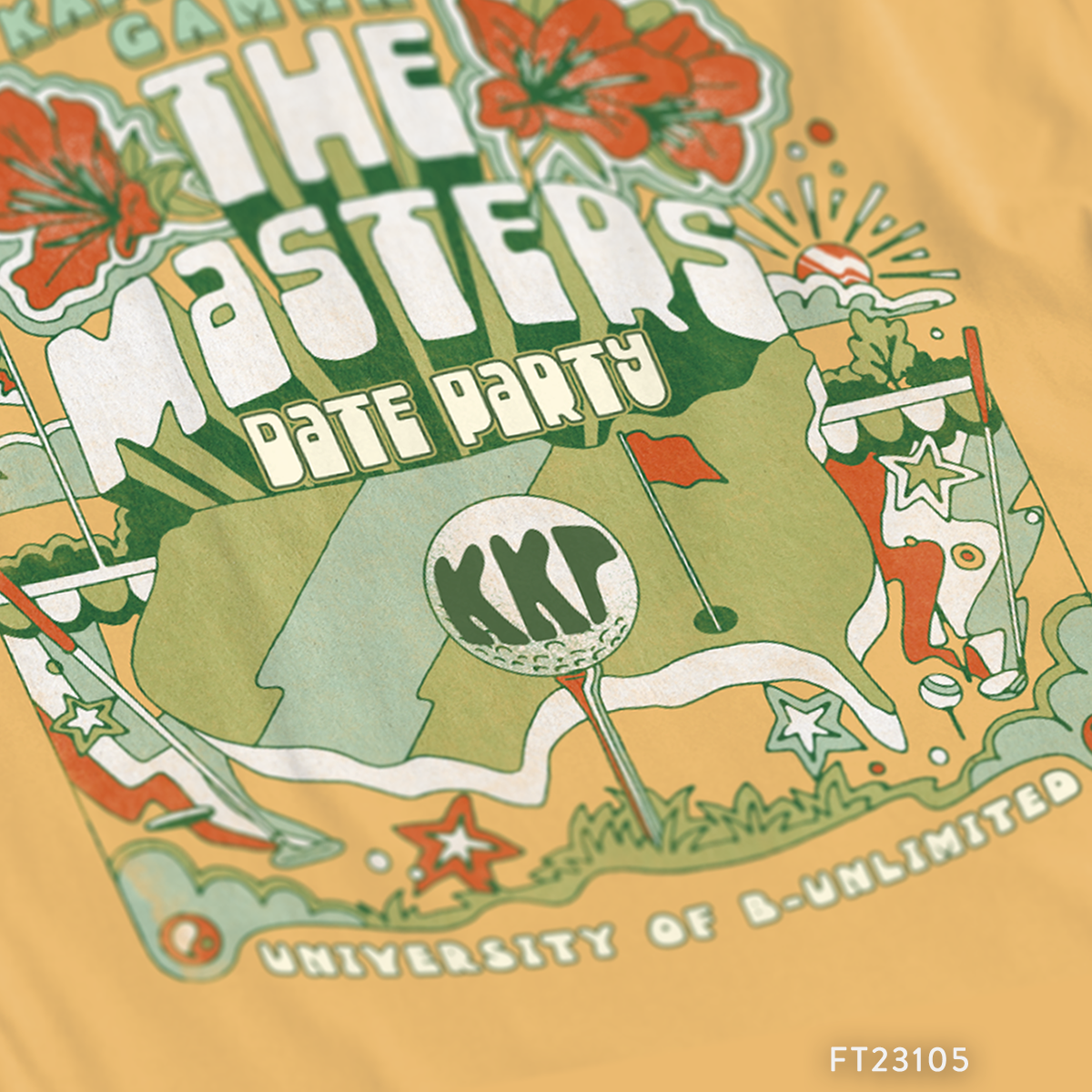 Kappa Kappa Gamma Date Party T-Shirt Design