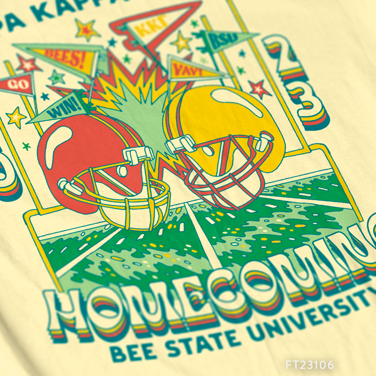 Kappa Kappa Gamma Homecoming T-Shirt Design