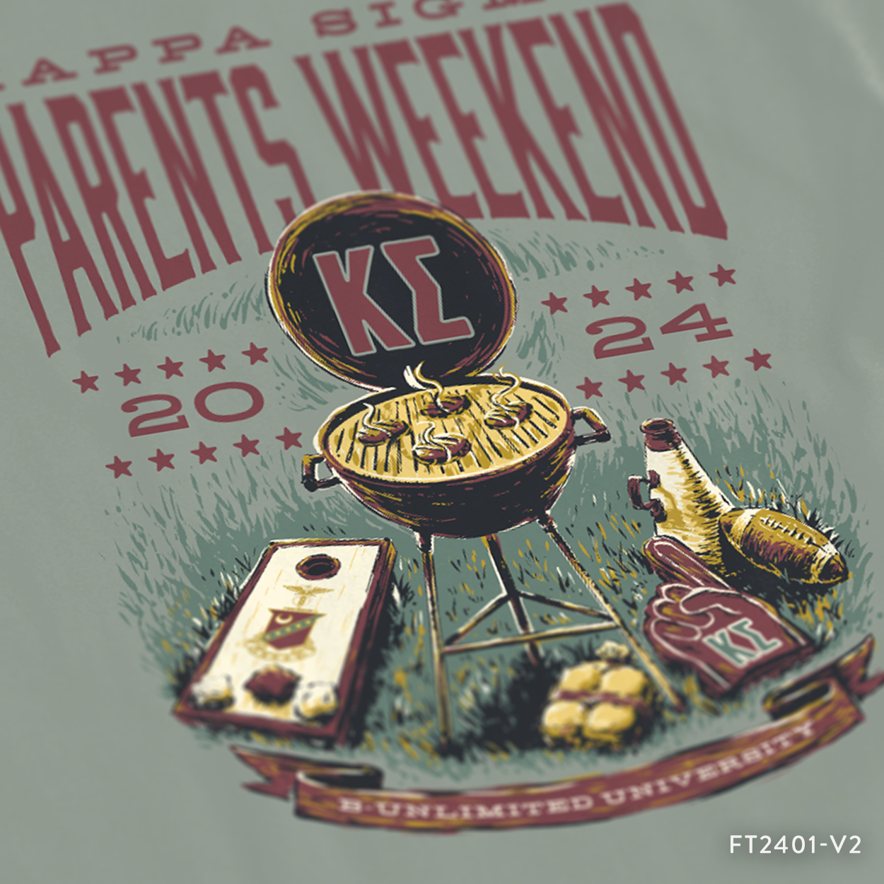 Kappa Sigma Parent's Weekend T-Shirt Design
