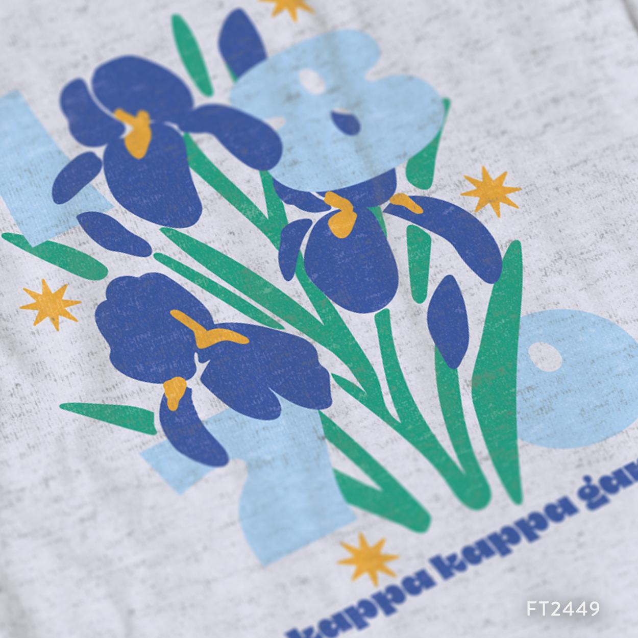 Kappa Kappa Gamma Floral PR T-Shirt Design