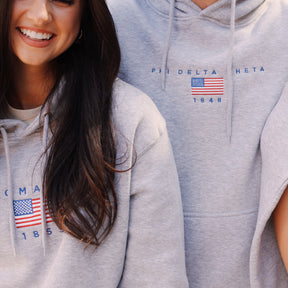 B-Unlimited Greek - Sigma Pi Flag PR Hoodie