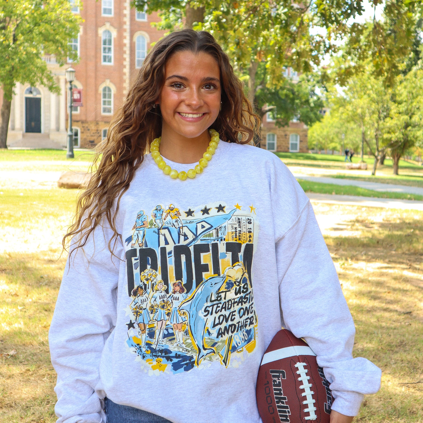 B-Unlimited Greek - Chapter Spirit Crewneck - Delta Delta Delta