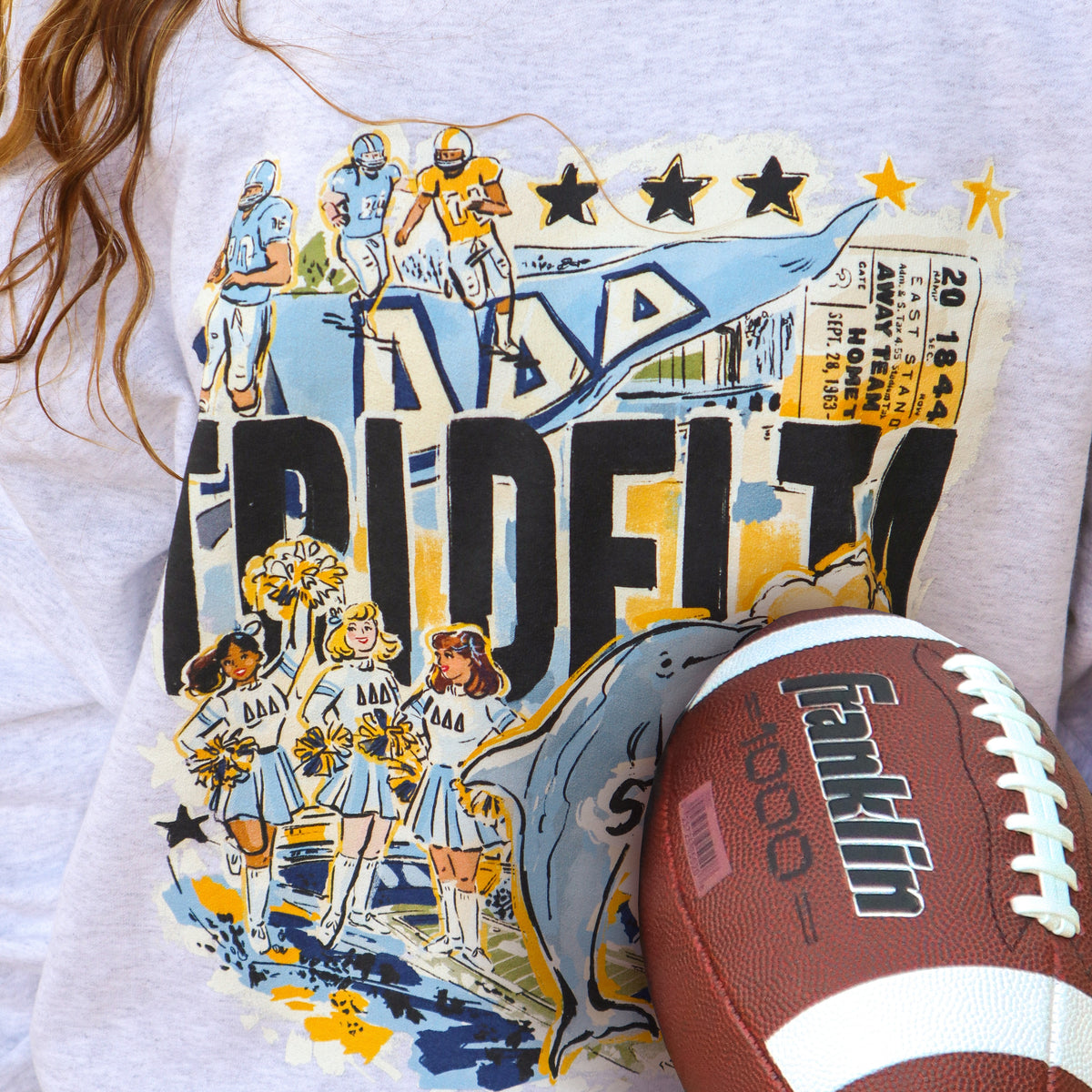 B-Unlimited Greek - Chapter Spirit Crewneck - Delta Delta Delta