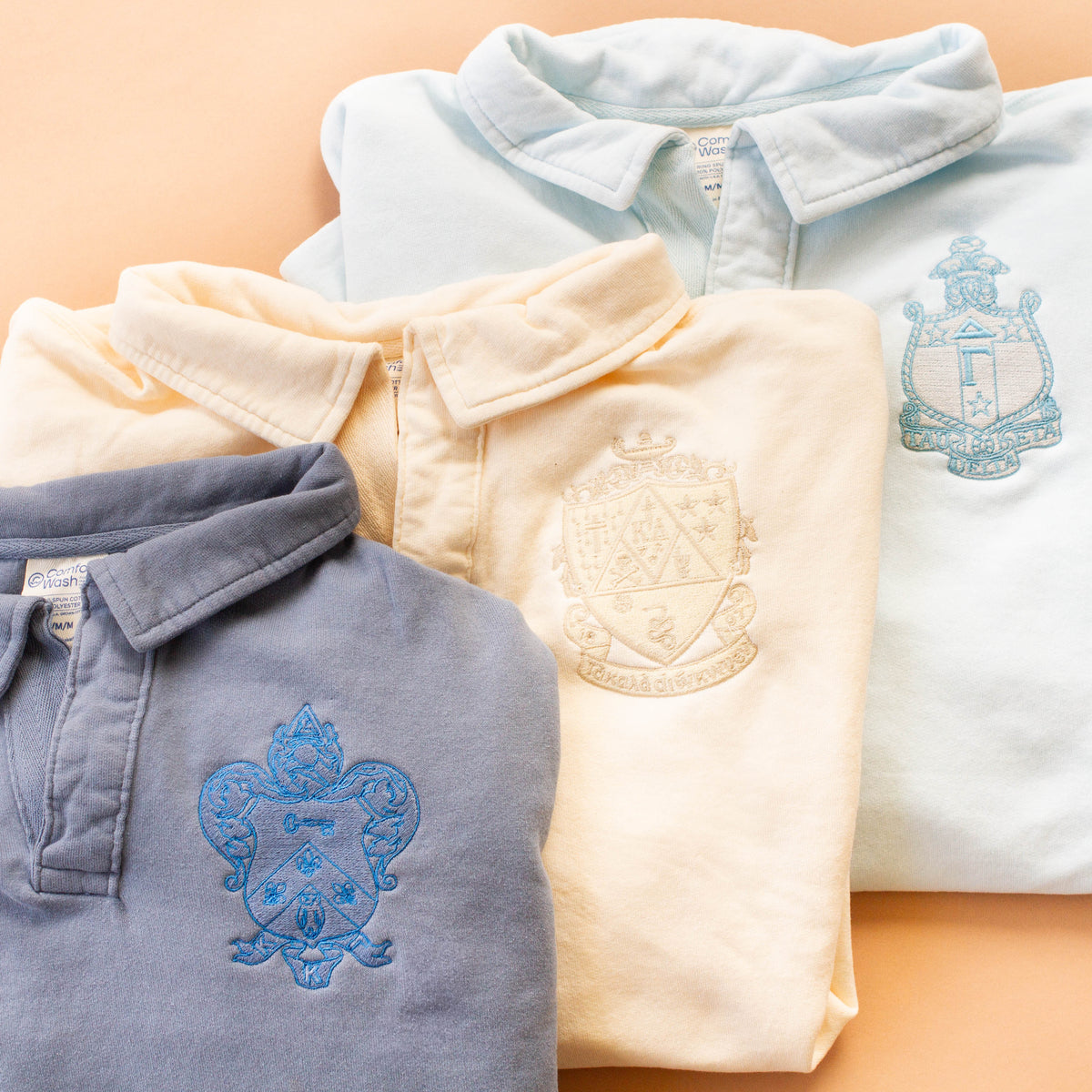 B-Greek - Embroidered Crest Polo - Kappa Alpha Theta