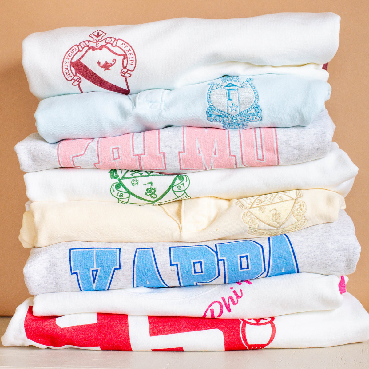 B-Greek -  Vintage Crest Crewneck - Chi Omega