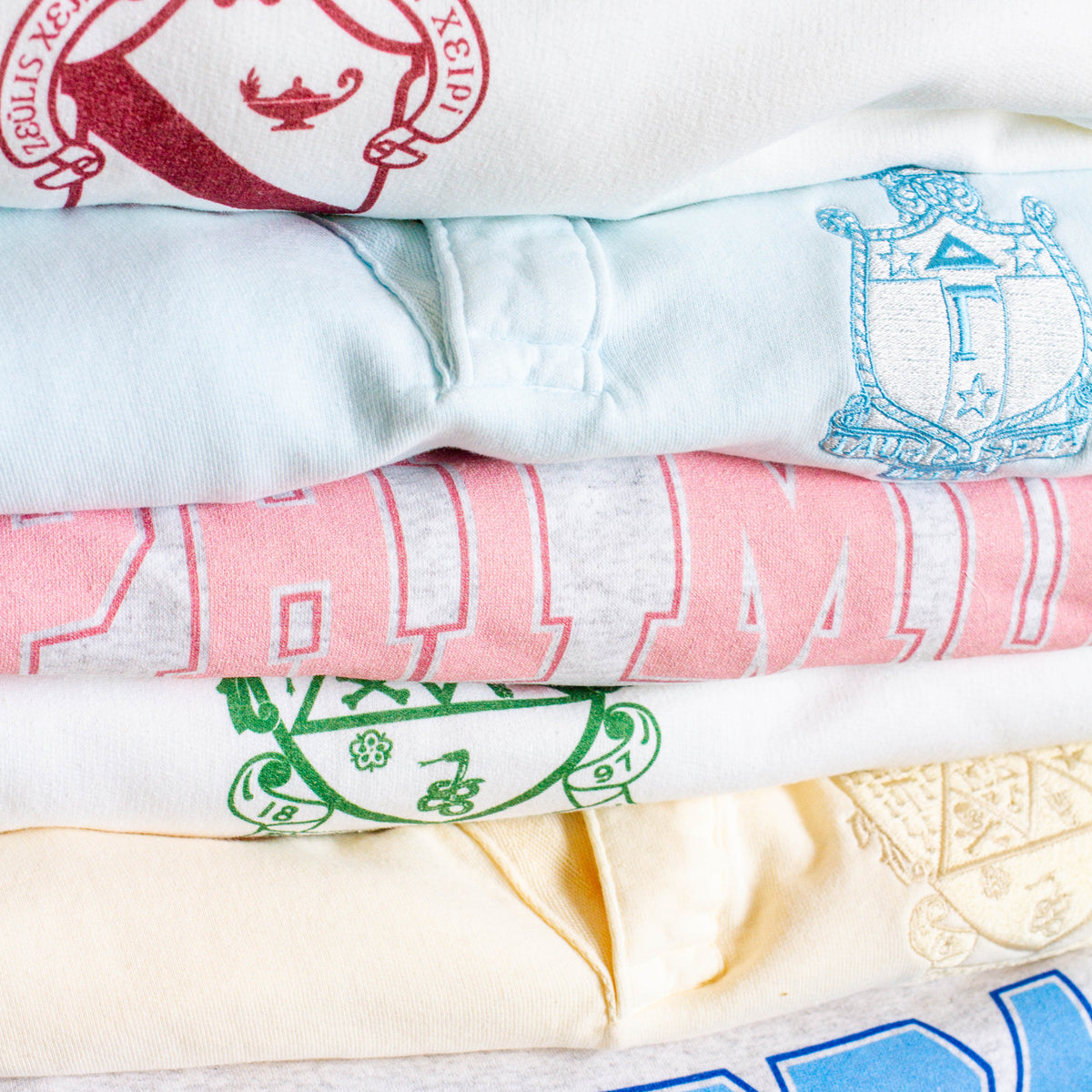 B-Greek -  Vintage Crest Crewneck - Phi Mu